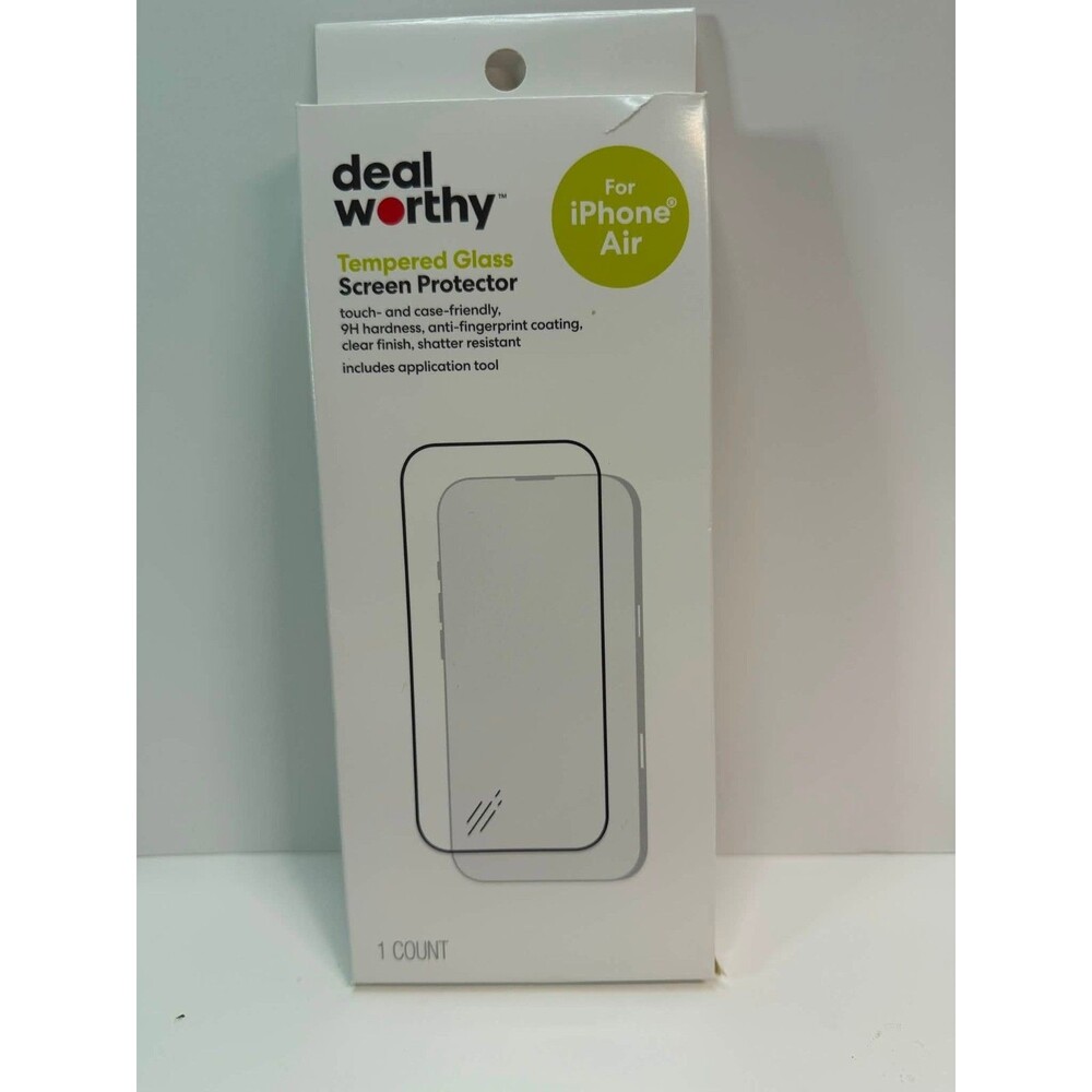 Deal Worthy Tempered Glass Screen Protector For iPhone Air